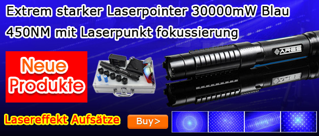 Laserpointer blau 30000mW Super Defensive
