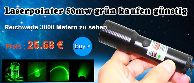 Laserpointer Grün 50mW