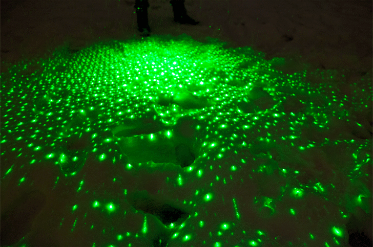 laser  grün