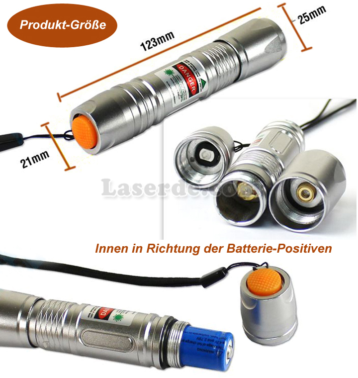 Laserpointer grün 200mW  