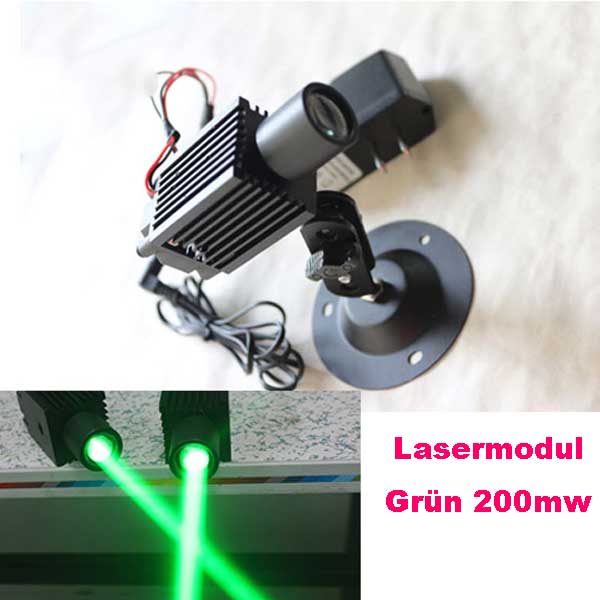Lasermodul Grün 200mw 532nm