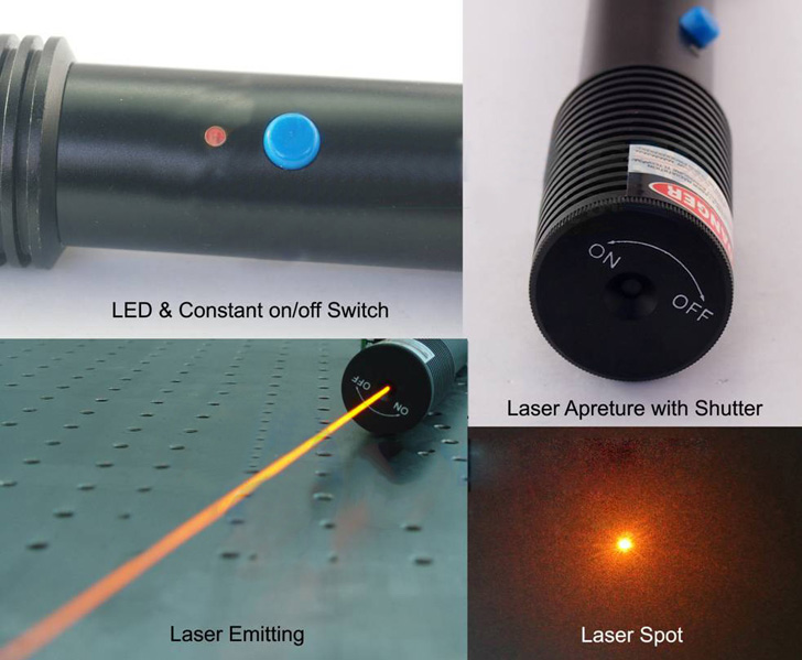 50mw laserpointer gelb