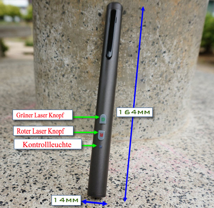 Laserpointer 5mw HTPOW 