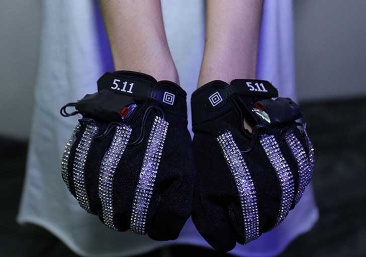 laser handschuhe