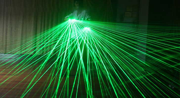disco hand laser